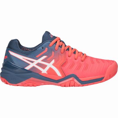 Asics Gel-Resolution 7 - Naisten Tenniskengät - Valkoinen